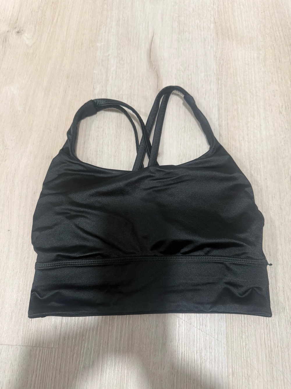Lululemon Black Strappy Sports Bra Size 2